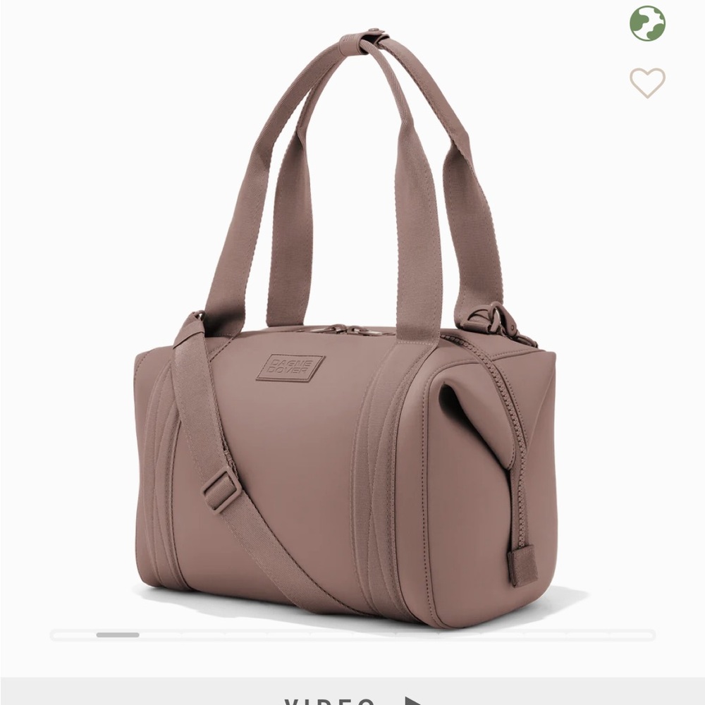 Dagne Dover Landon Neoprene Carryall Bag- Medium in Dune